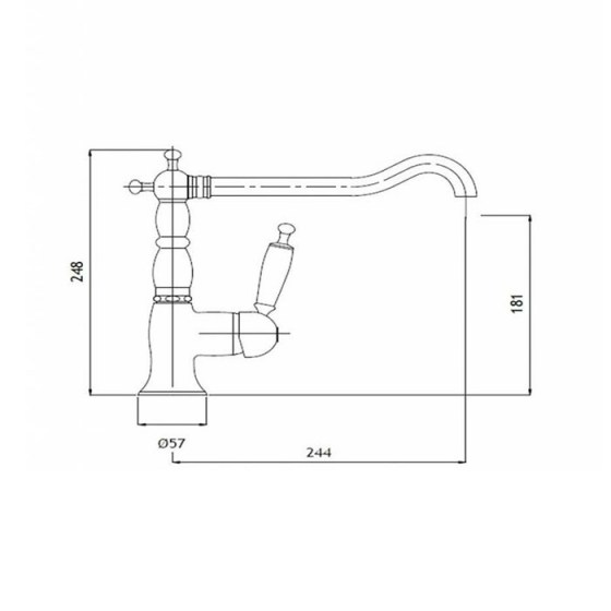 BUGNATESE OXFORD INOX FINISH 6382-110